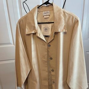 Tan Blazer Size 22(3X) by Jaclyn Smith